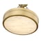 Z-Lite Anders Semi Flush Mount, 1-Light, 15 In.W x 13.75 In.H, Rubbed Brass/marbling 1944SF15-RB-LED - alternate 6